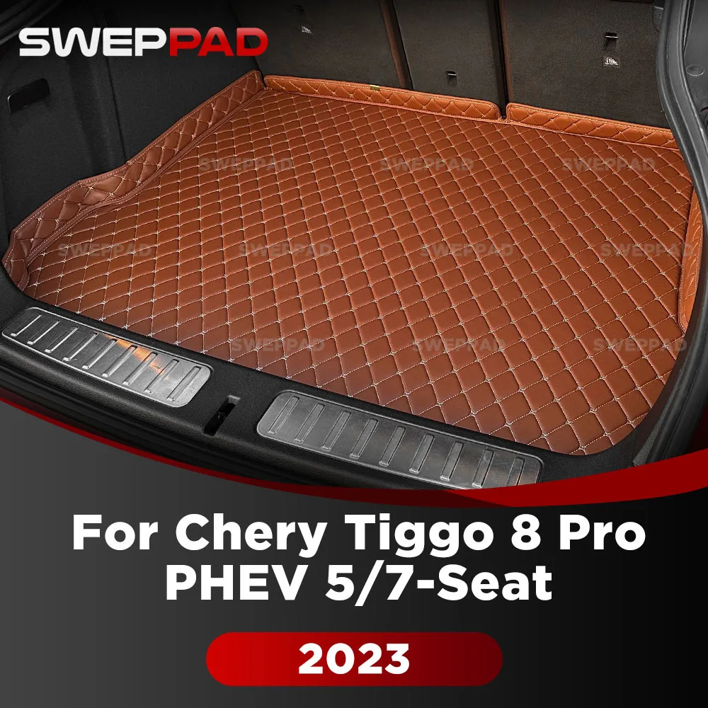 

Для Chery Tiggo 8 Pro PHEV 5/7-Seat 2023, коврик в багажник автомобиля на заказ, защитный коврик, грузовой вкладыш, авто аксессуары для интерьера