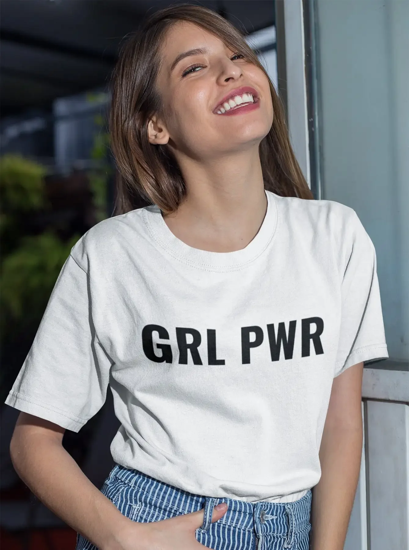 

Футболка Grl Pwr из органического хлопка, феминистский феминистский подарок для девочки, лучший друг, сила, женское усиление, женский