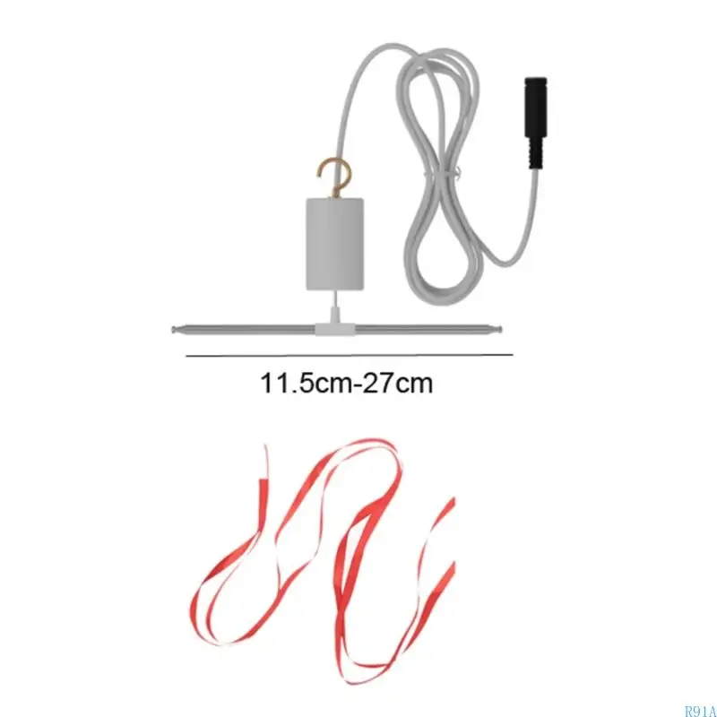 R91A 12V 1A 플라이 버그 방충제 천장 팬 플라이 억출 팬 실내 야외 레스토랑 상점 플라이 팬 개폐식 기둥을위한 팬