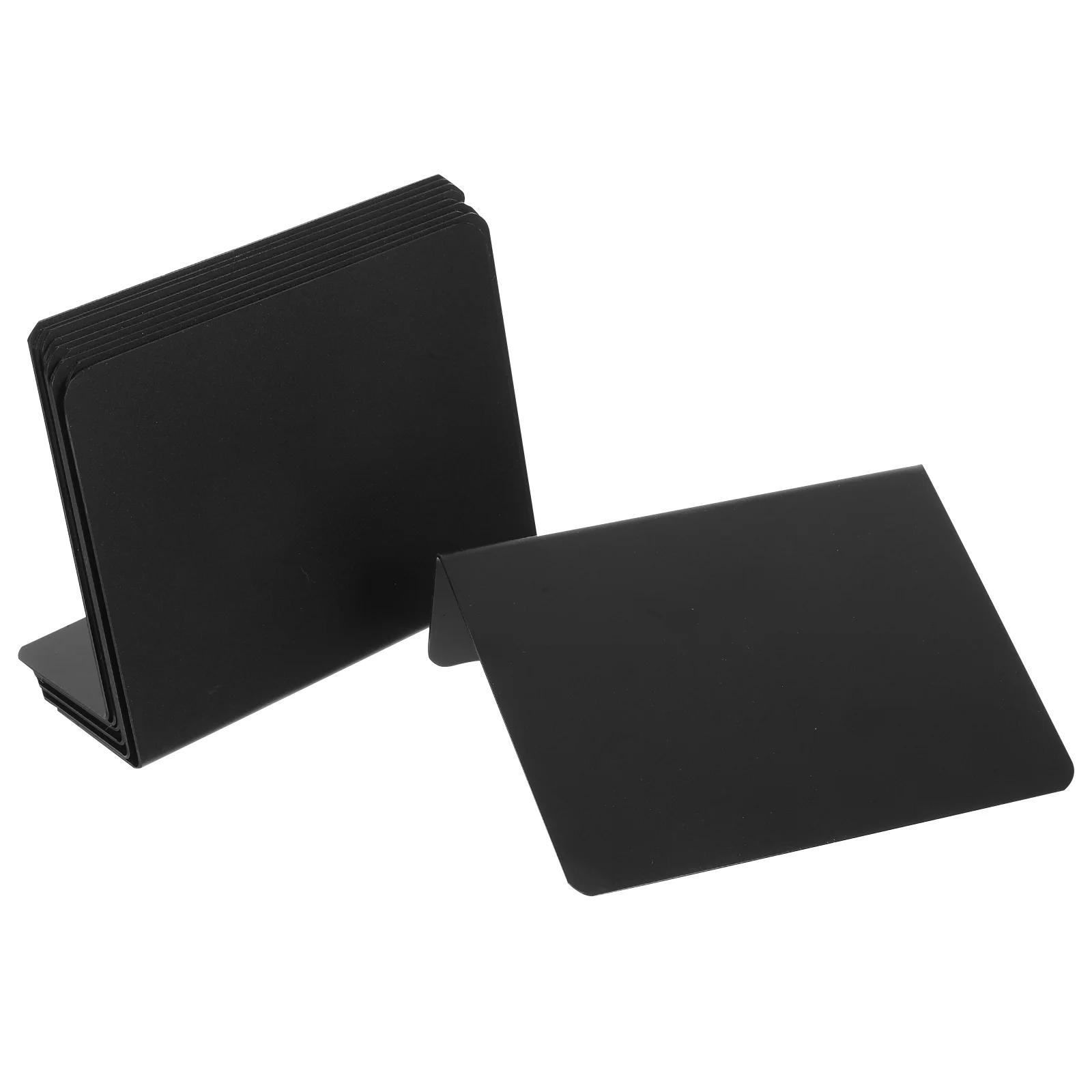 The Sign Mini Tableau Noir en PVC, Emblèmes de Table à Manger, 10 Pièces