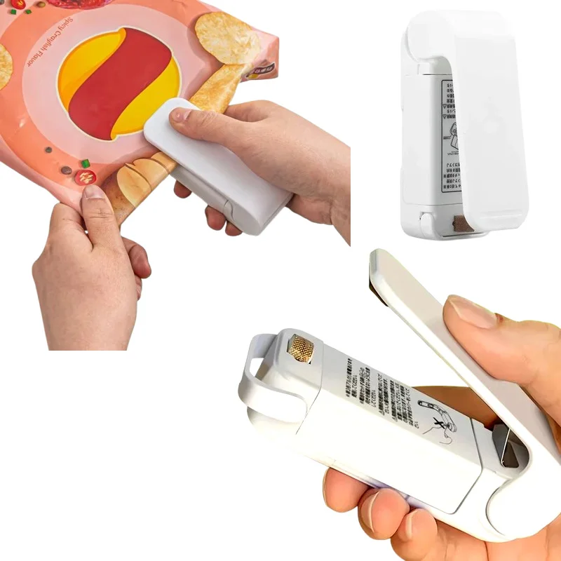

Ultra Slim 3.5cm Mini Sealer Machine - One Touch Cordless Food Saver For Snacks Coffee Bags, Portable Heat Sealing Machine