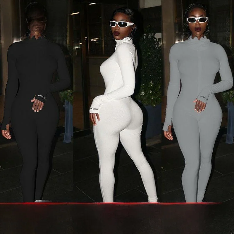 

Женский боди Faion с высоким воротником на молнии, с низкой посадкой, весна 2023, сексуальный цельный костюм из комфортной ткани