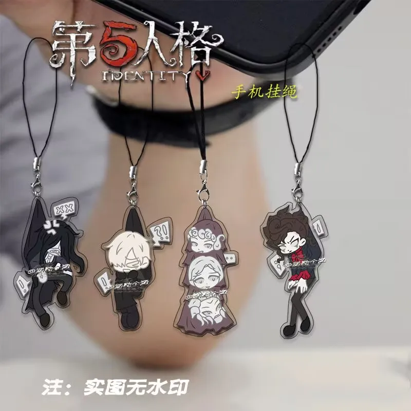 سلسلة هواتف محمولة محيطية "Identity V" كرتونية "Tomb Keeper، Broken Wheel" هي نفس الطراز لحبل الهاتف المحمول والقلادة