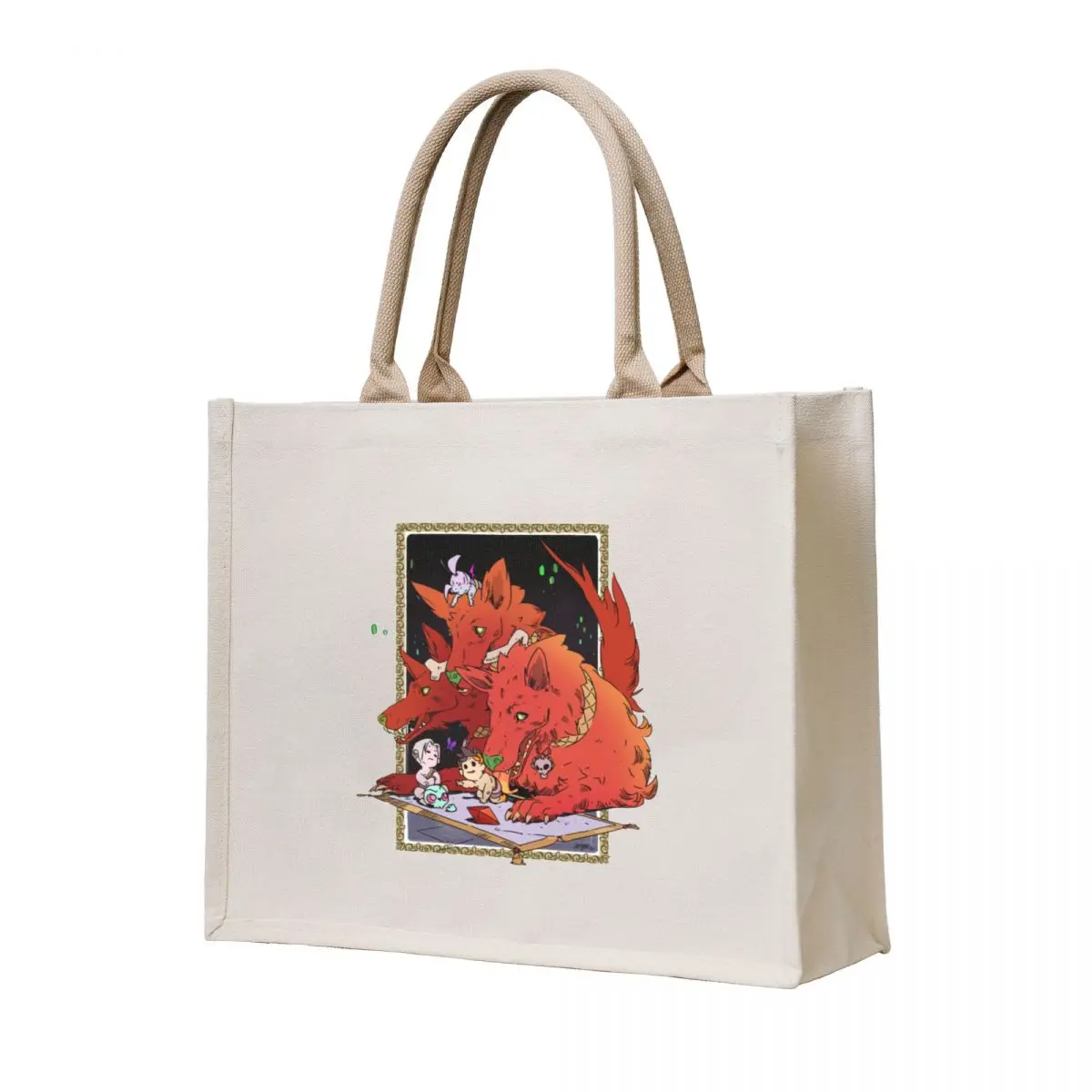 

Cerberus Hades Game Tote Bag Eco bag Canvas stote bag Shopper handbag