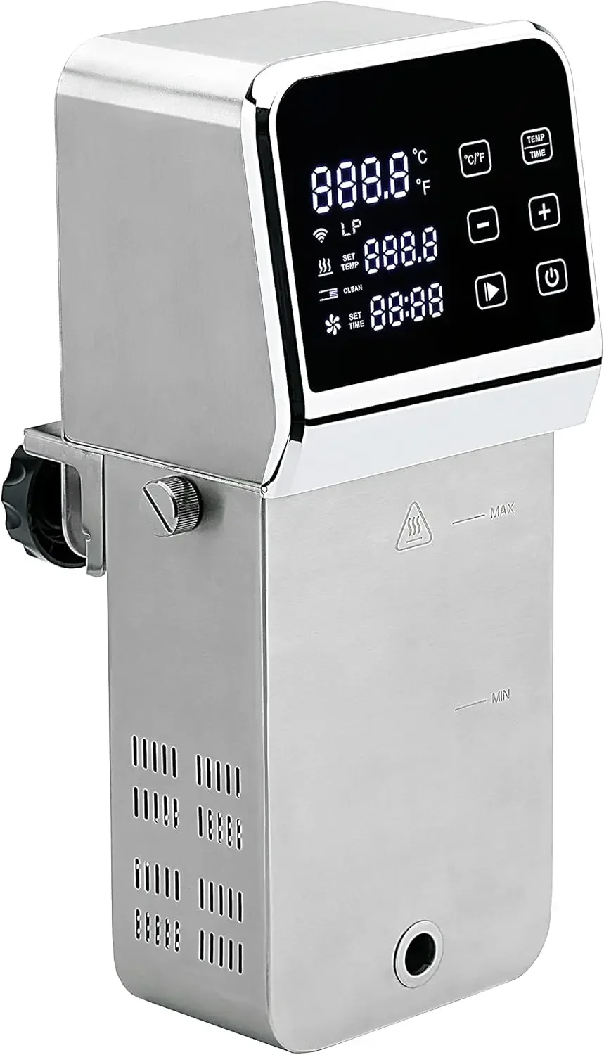 Sous Vide Immersion Circulator von Vesta Precision – Imersa Tower |   Leistungsstarkes Pumpendesign |   Präzise, stabile Temperaturregelung