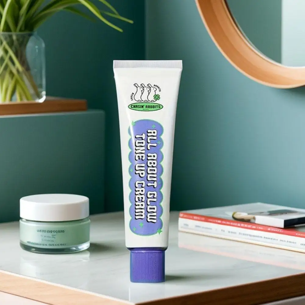 Todo sobre el brillo tono crema refrescante y mejora el brillo crema para incandrir persiguiendo conejo de la suerte crema facial desnuda cuidado de la piel