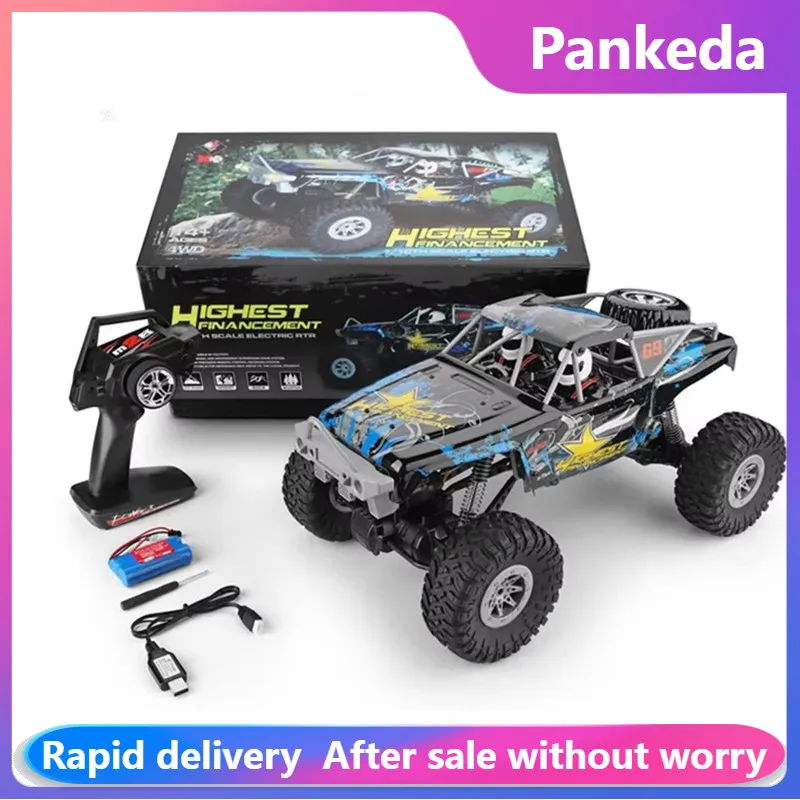 Coche teledirigido 1/10 Wltoys 104310   Coche de escalada 4WD de doble Motor RC Buggy todoterreno 2,4G coche de Control remoto juguetes para niños regalo de Navidad RTR