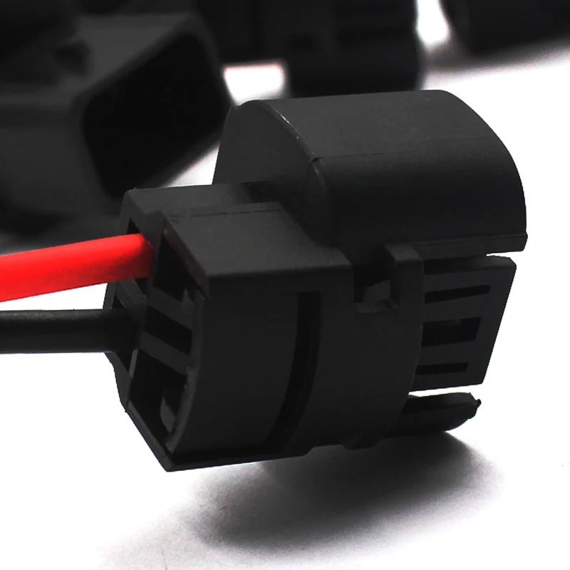 Rockeybright 2pcs P13W 5502 extension wiring harness for headlight fog light DRL car light work P13W 5502 extension wire harness