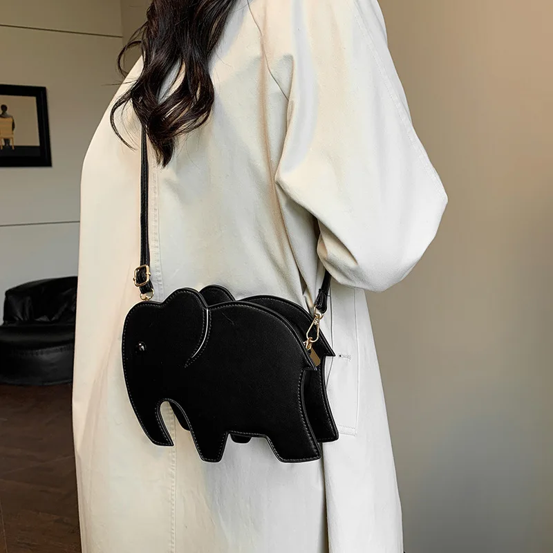 Elephant bag women shoulder bag cute animal crossbody bag women small flap