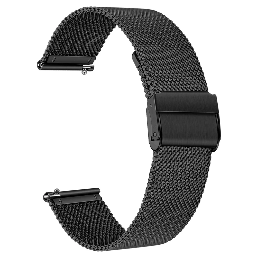 20/22mm Milanese Strap for Garmin Vivomove HR Watch Stainless Steel Watch Wrist Band Metal Bracelet for Garmin Watch Accessories