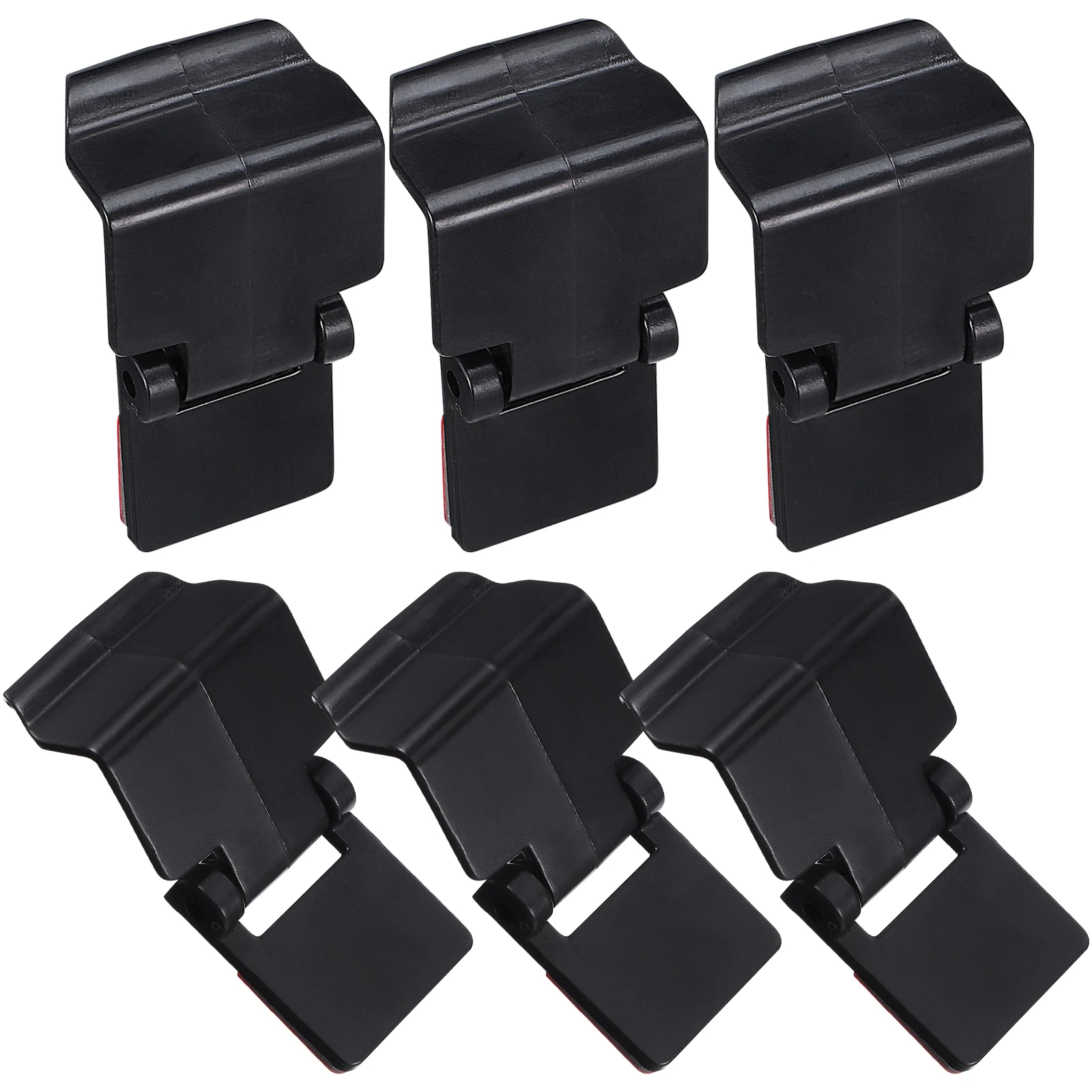 

6Pcs Feeding Tank Parts Reptile Pet Tank Latch Heavy Duty Plastic Buckle for Turtle Glass Enclosure Safety Fixtures