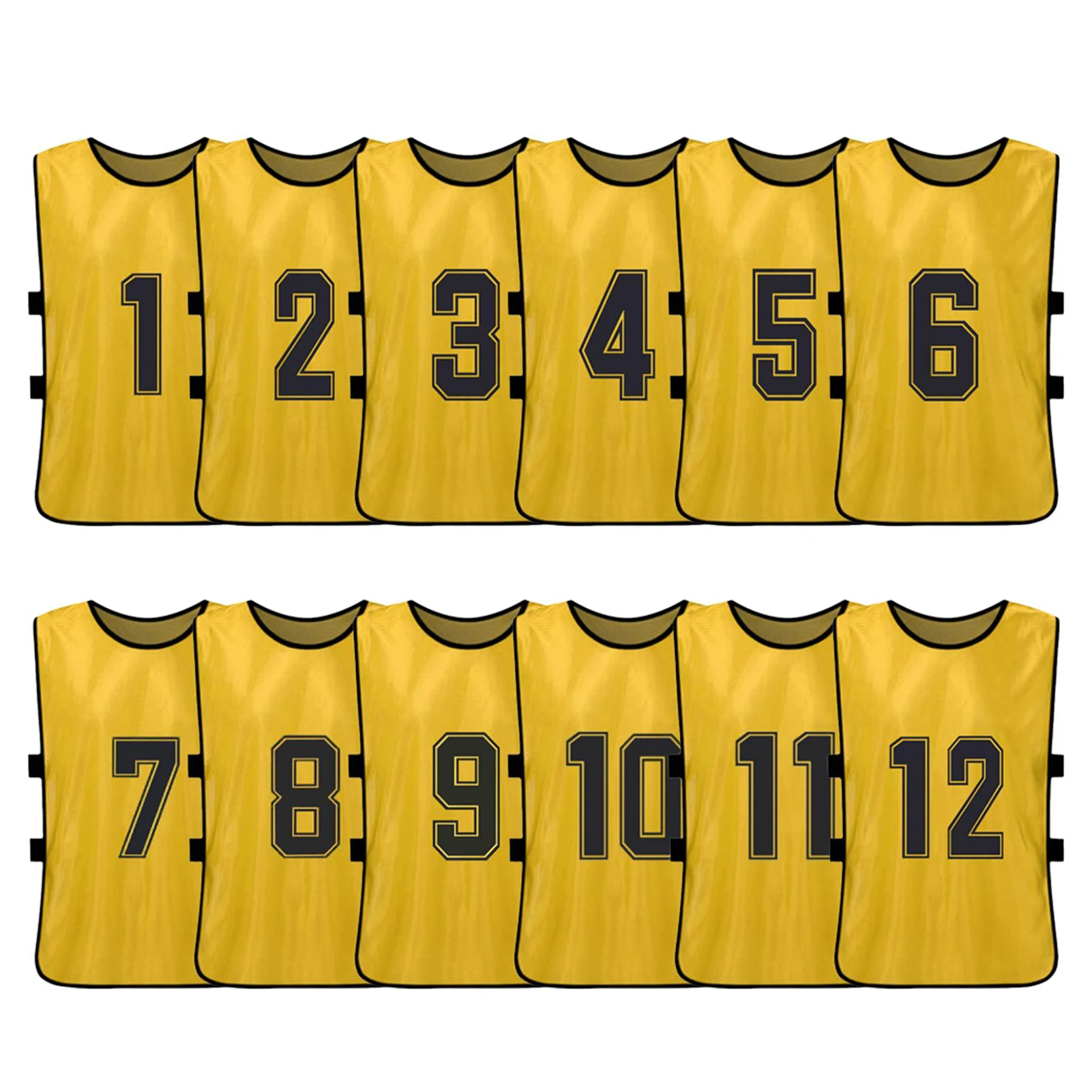 6 قطعة كرة القدم للأطفال Pinnies التجفيف السريع قمصان كرة قدم الشباب الرياضة Scrimmage كرة السلة فريق التدريب مرقمة المرايل ممارسة S