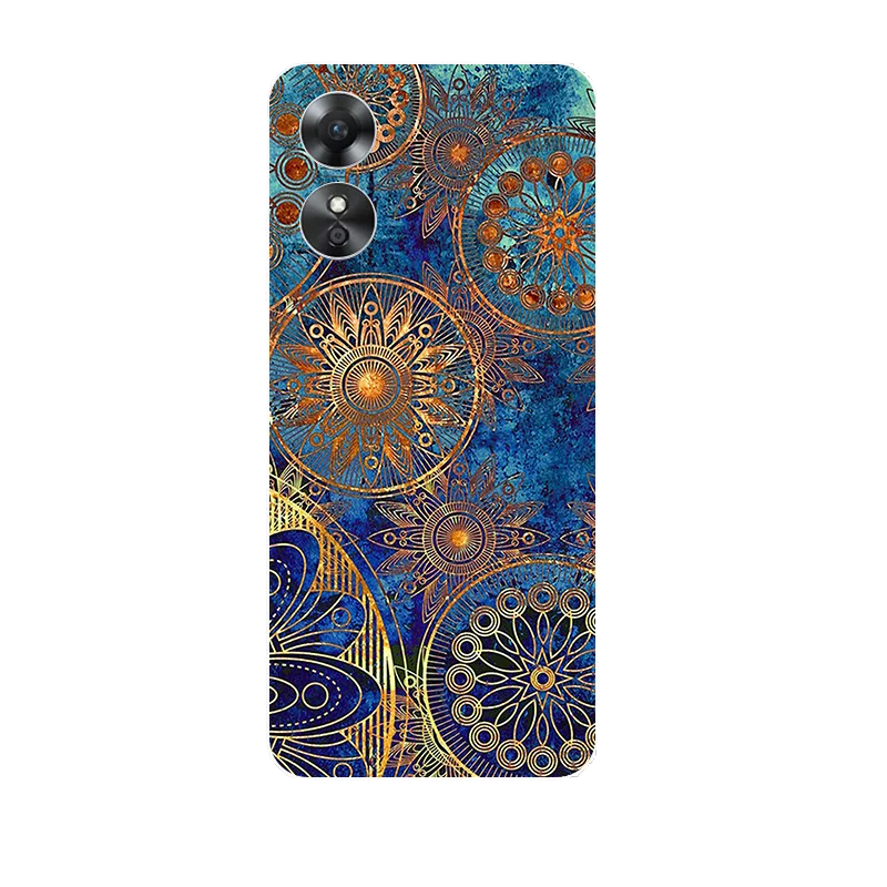 สําหรับ OPPO A17 A18 A38 กรณีฟุตบอลซิลิโคนนุ่มสําหรับ OPPO A17 CPH2477 17 ฝาครอบโทรศัพท์สําหรับ OPPOA17 etui Fundas