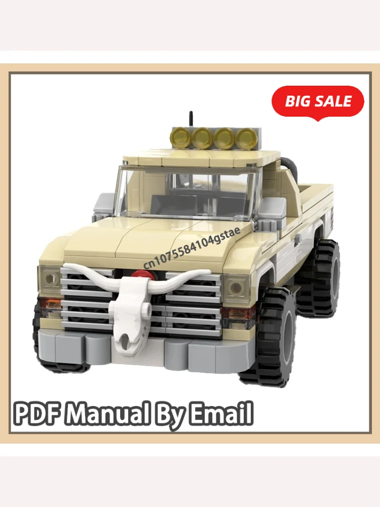 

1976, GMC Sierra Grande Spot, маленькие частицы, сборка, строительные блоки, строительные игрушки, автомобиль, старый грузовик, модель в подарок