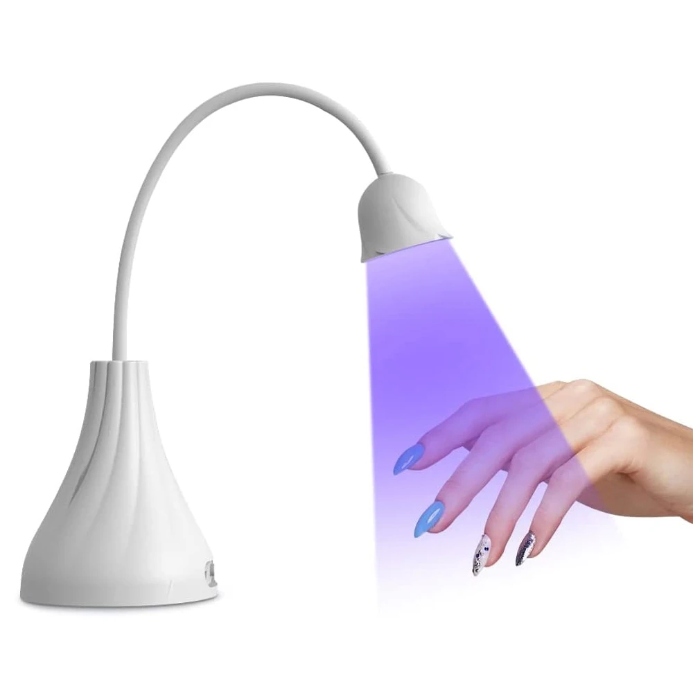 UV LED Nail Lamp Nail Salon Equipment UV Gel Polish Dryer Curing Lamp 12W Nail Polish Lamp Machine For DIY Home Salon Manicure