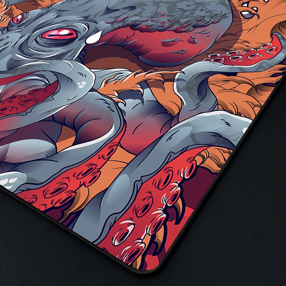 Waterproof Gaming Mouse Pad 45*40cm Gamer Professional E-Sports Mousepad Octopus Balance Computer Mouse Mat Premium Keyboard Mat