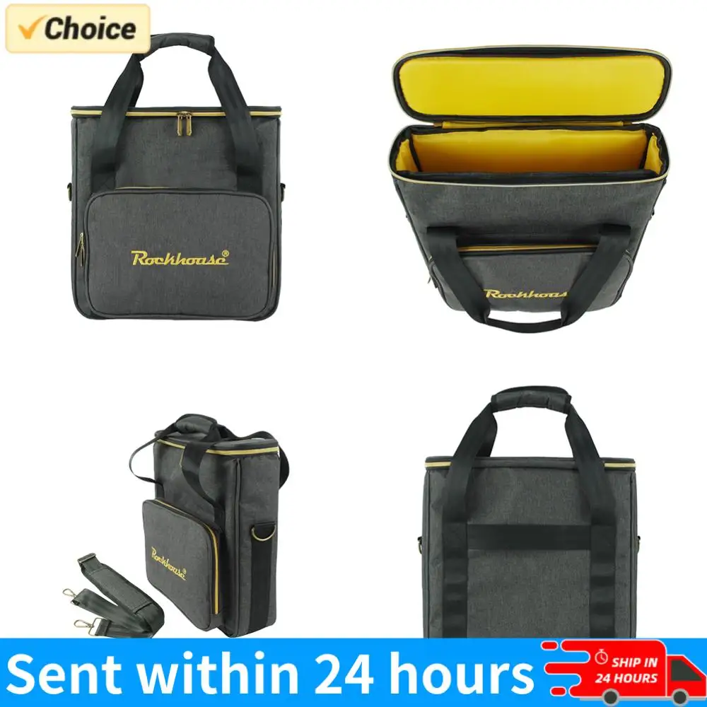 

Vinyl Records Carrying Bag Dust Prooof Waterproof Record Storage Bag Wear Resist Thicken Padded CD Bag for 12 Inch Vinyl Records