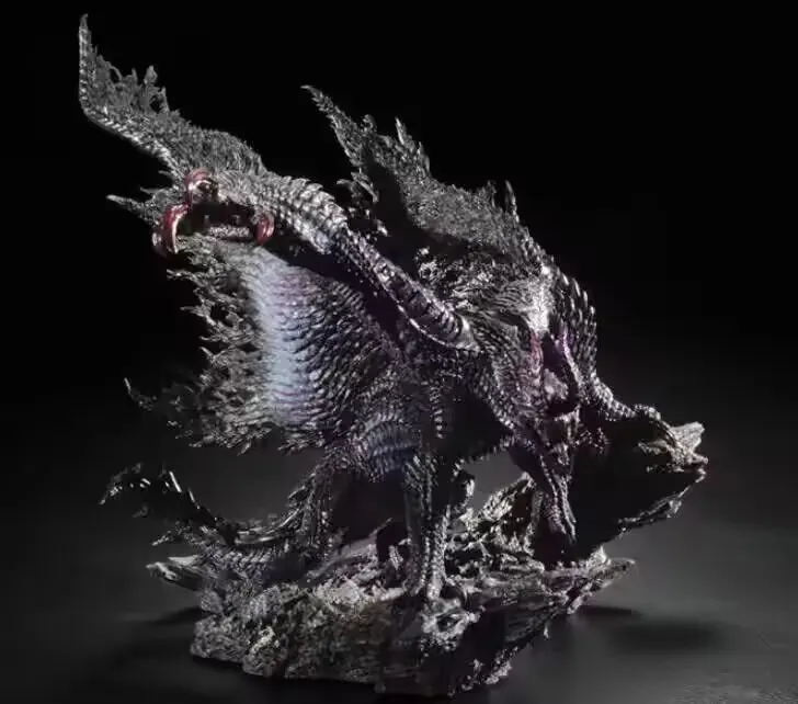 Monster Hunter Figures Gore Magala Figure Cfb Action Figure Black Erosion Dragon Anime Figurine PVC Model Birthday Gifts Toys