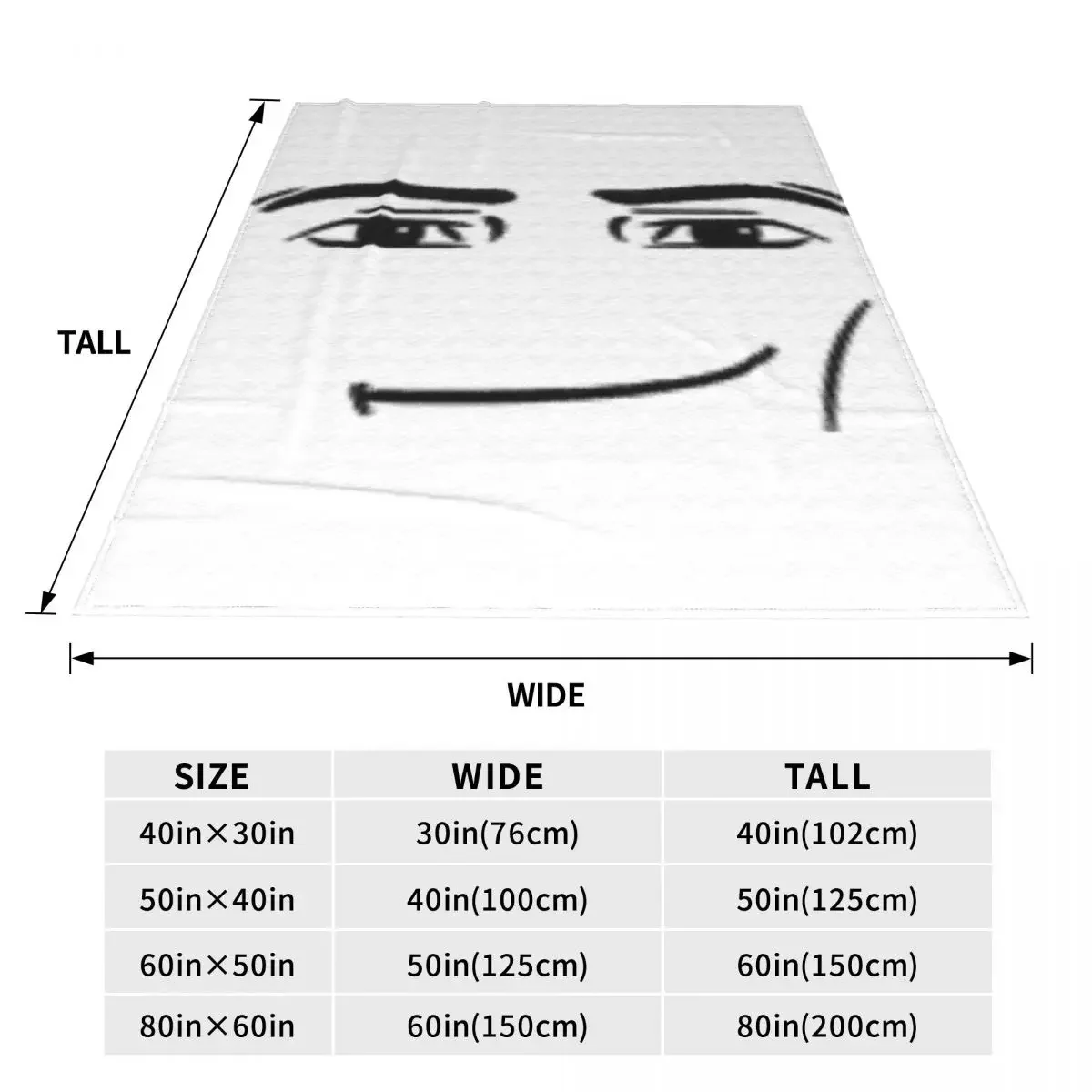 Man Face Flannel Blankets Quality Super Arrogant Funny Throw Blanket Autumn Travelling Couch Chair Sofa Bed Aesthetic Bedspread