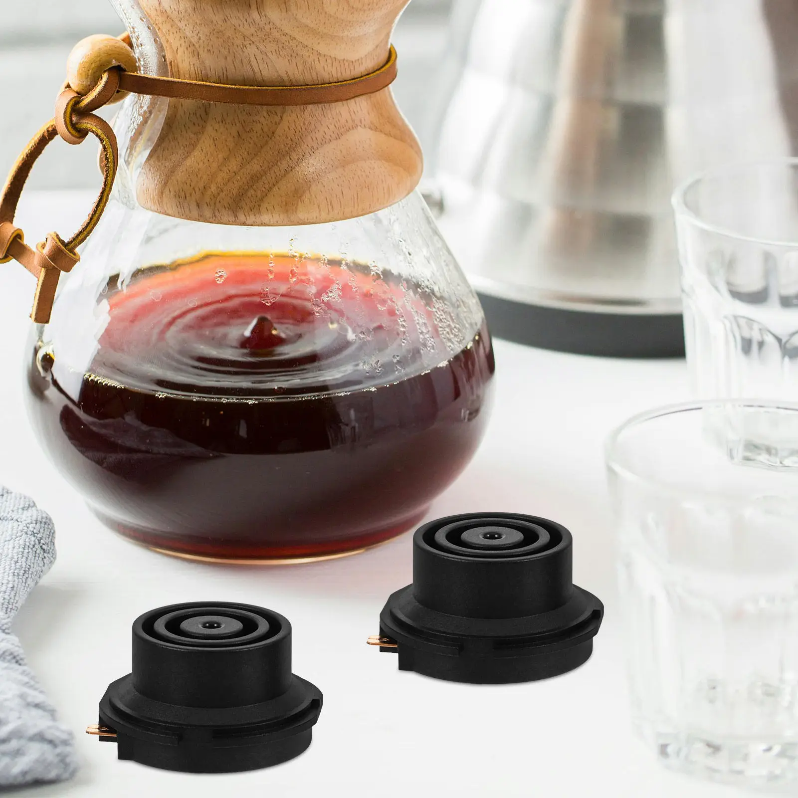 

Набор из 5 термостойких баз для электрочайников в простом стиле, устойчивых к деформации, для домашнего использования