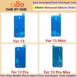 Waterproof Adhesive Sticker For iPhone 13 PRO MAX MINI Front Housing Frame Tape Strips Screen Pre-Cut Seal Adhesive Replacement