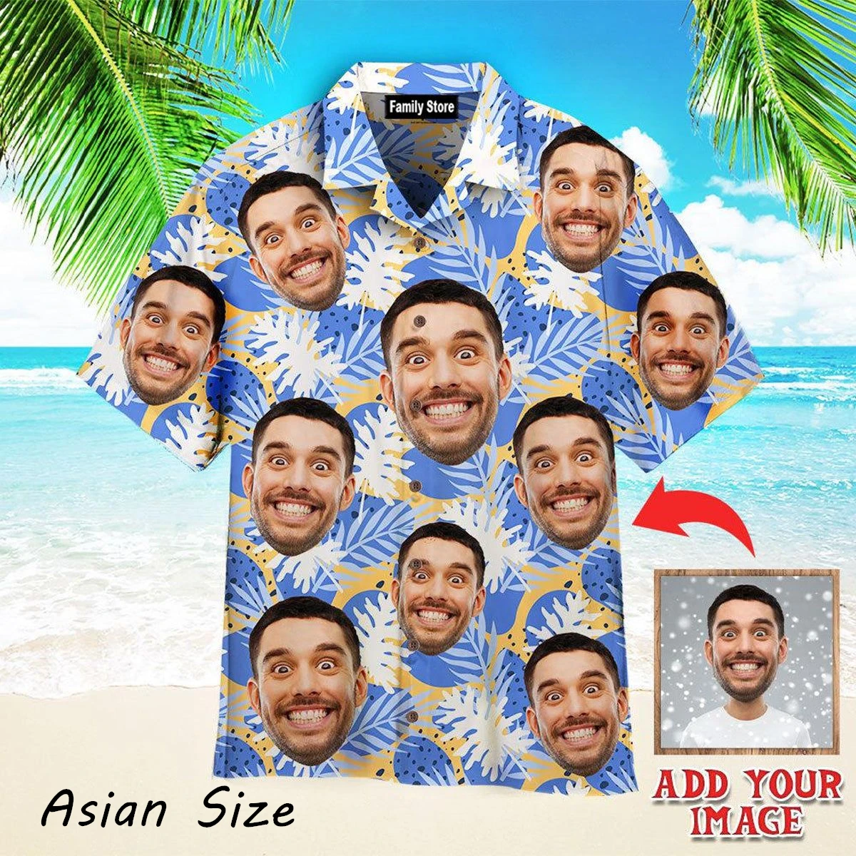 

Мужская рубашка с 3D-принтом «Пальма» для пляжа, в стиле Y2K, тропическая пляжная рубашка, топ, блузка с коротким рукавом