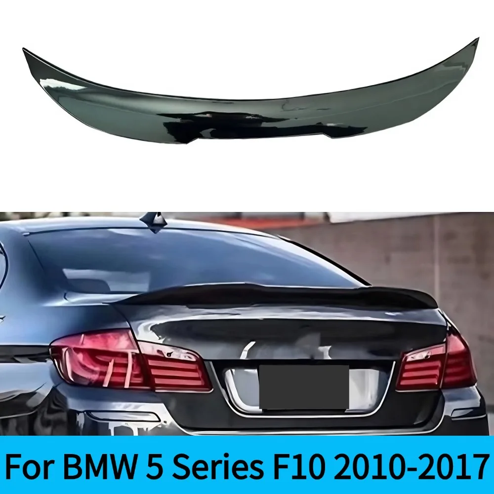 For BMW 5 Series F10 F18 M5 520i 525i 528i 530i 535i 2010-2017 PSM Style Racing Sport Tail Wing Spoiler Rear Trunk Spoiler Acces