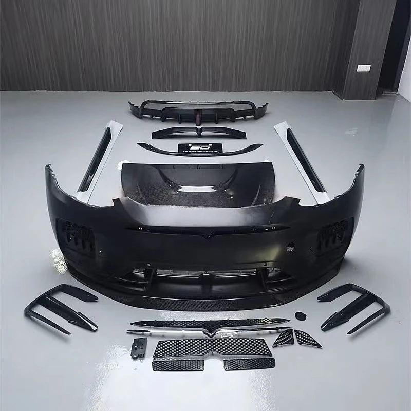 Special Design Real Dry Carbon Fiber Wide Body Kit Full Set Body Kit for Model Y