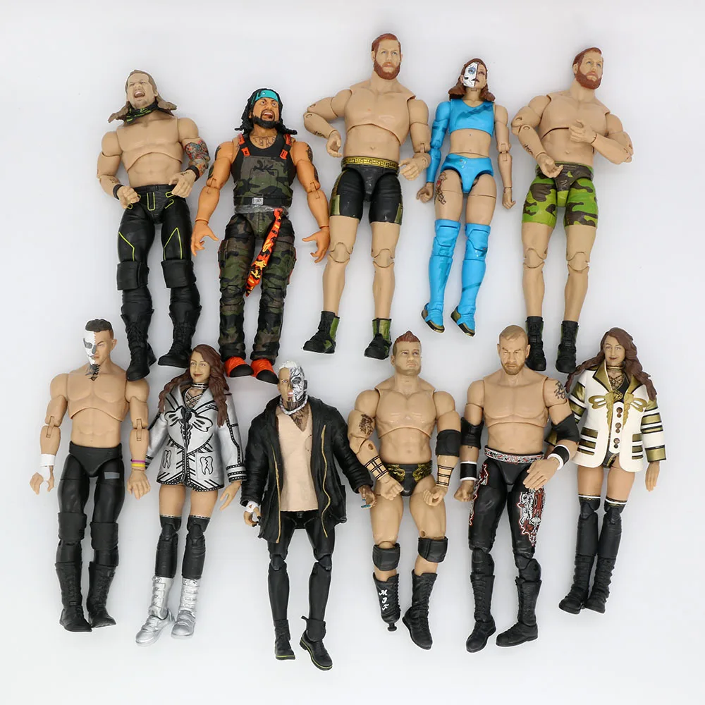 6 \'-7\'Rare WWE/AEW /WWF/WCW Figure Collection PVC All Elite Wrestling collezione senza pari JON MOXLEY DARBY ALLIN Action Figures