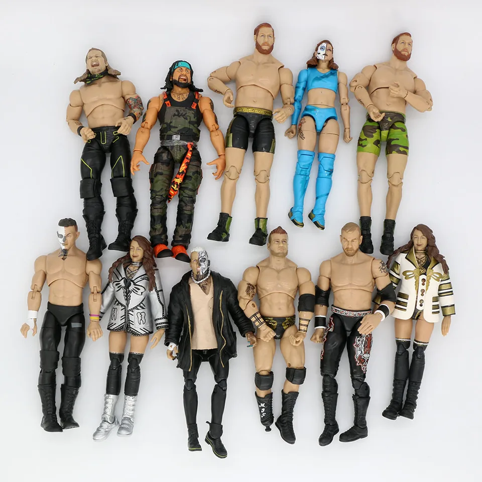 6'-7'Rare WWE/AEW /WWF/WCW Figure Collection PVC All Elite