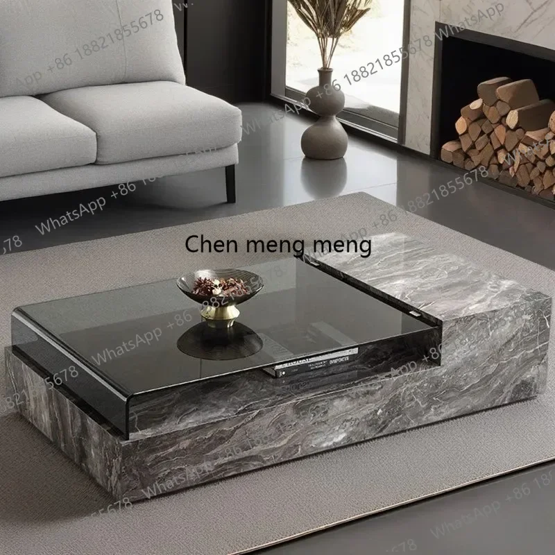 Minimalist Clear Coffee Table Luxury Modern Nordic Designer Adjustable Coffee Table Cute Cheap Glass Couchtisch Home Furniture
