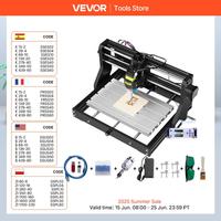 SucceBuy CNC 3018 Pro 500mW Router Kit 3 Axis GRBL Control With Offline Controller for Carving Milling Plastic Acrylic PVC Wood