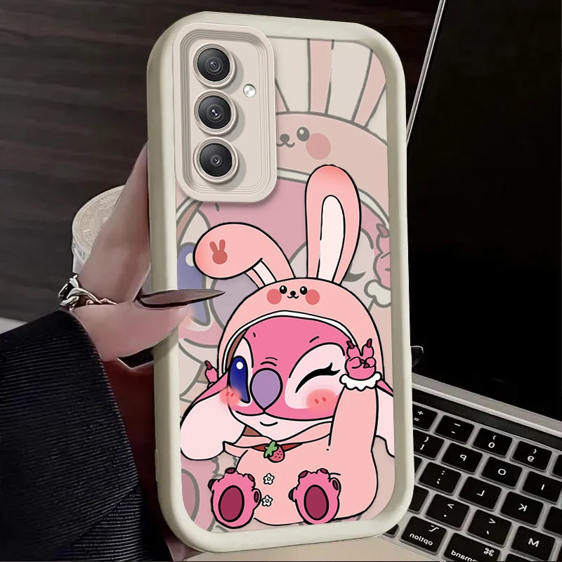 لطيف لعوب غرزة قضية الهاتف لسامسونج غالاكسي A54 A05 A05S A34 A24 A14 A53 A33 A23 A13 A52 A52S A32 A22 A12 A71 A51 A31 A50