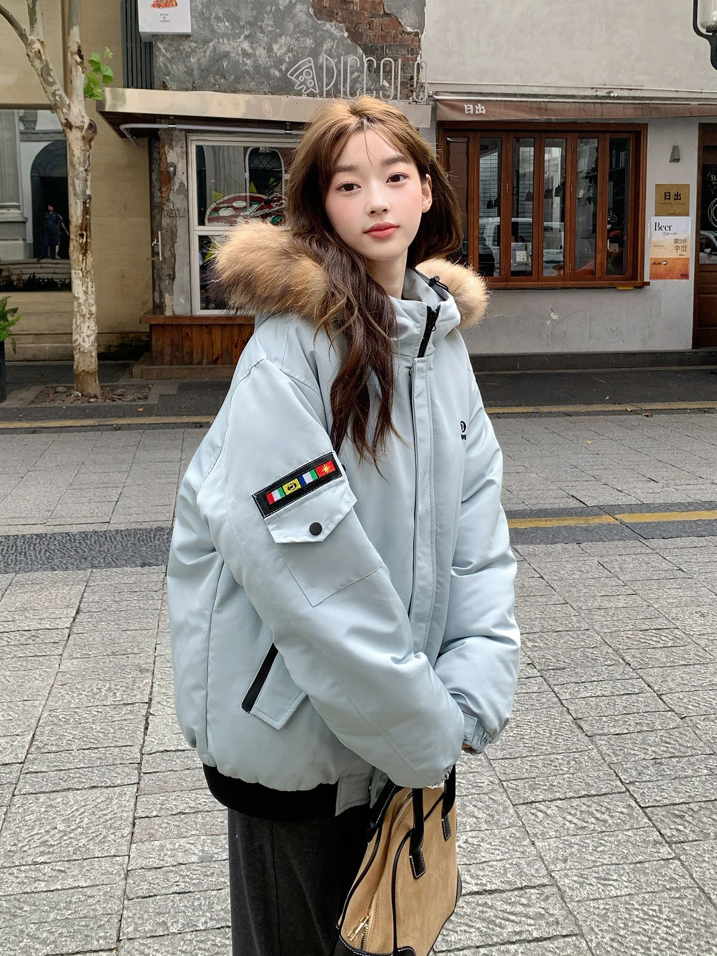 

Женская водонепроницаемая парка на осень с поясом, множеством карманов, милый флисовый узор в клетку, на молнии, для среднего возраста, приталенная, легкая, трендовая