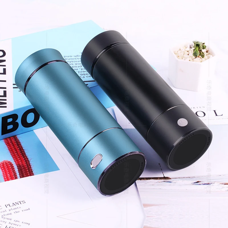 304 Stainless Steel 420ML Vacuum SPE Portable Hydrogen Water Bottle