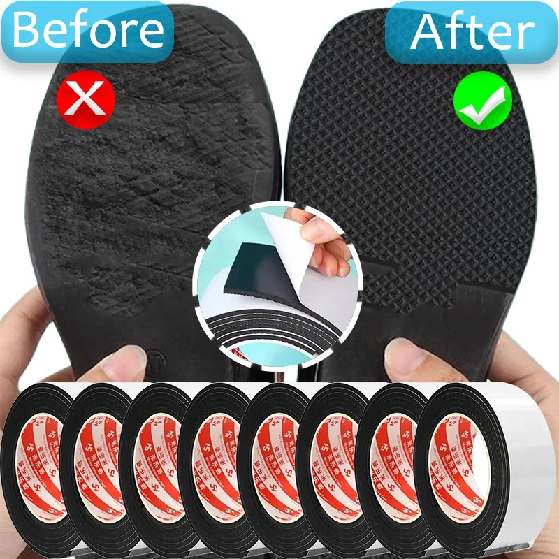 2m Sole Silent Stickers Anti Wear Highly Adhesive Outsole Mute Paster Shoes Bottom Prevent Damage Patch Tape Shoe Accessories