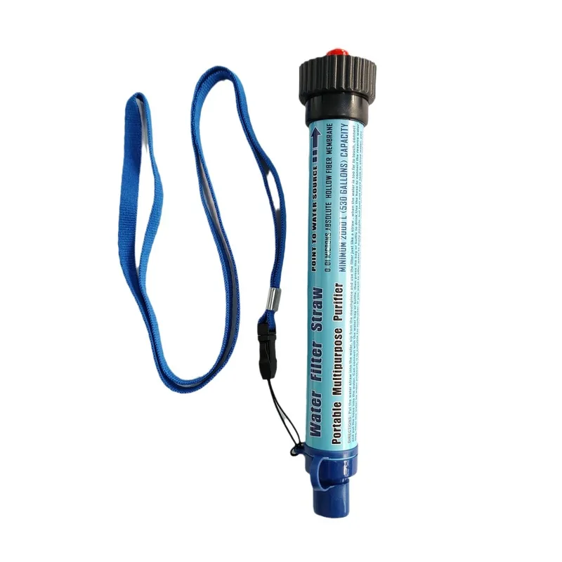 Premium Outdoor Water Purifier Straw Personal Filtration System Safe Direct Drinking Water Filter For Camping Backpacking Outdoo
