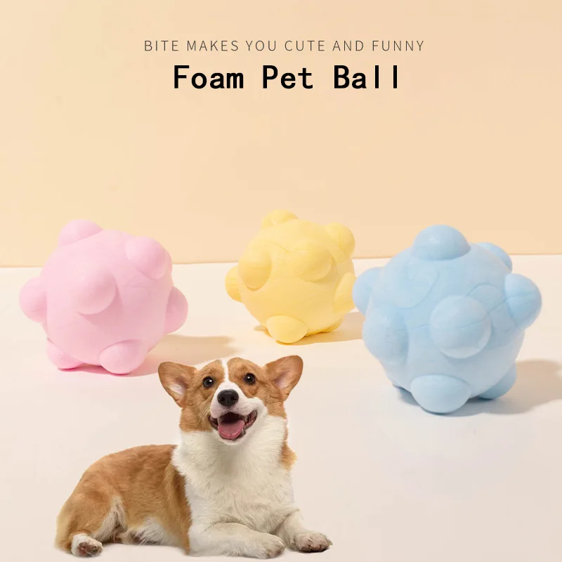 Chew-resistant dog toysThrowable ball toysPet suppliesIncrease interaction with your dogBreak the boredomFashionable and fun