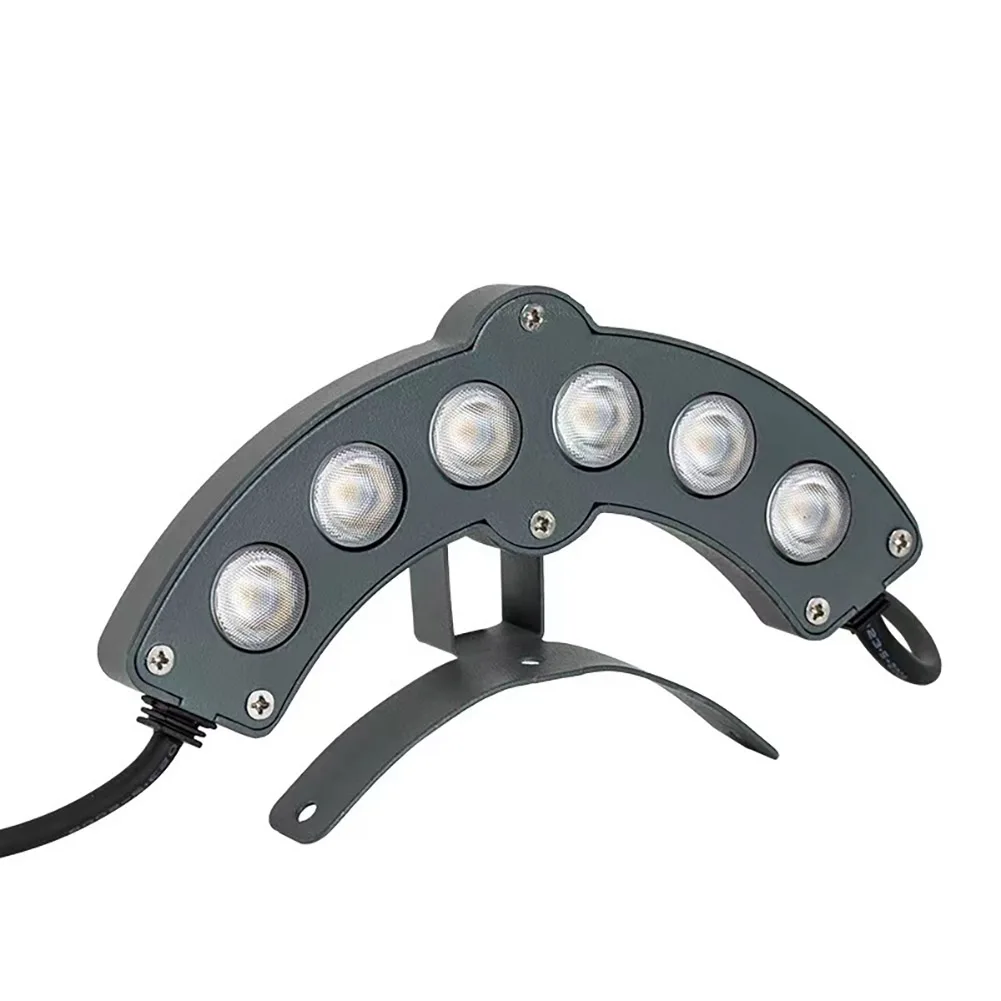 Lampada da esterno impermeabile professionale Ip65 a forma di arco a Led da 6w adatta per i parchi dei cortili dei templi