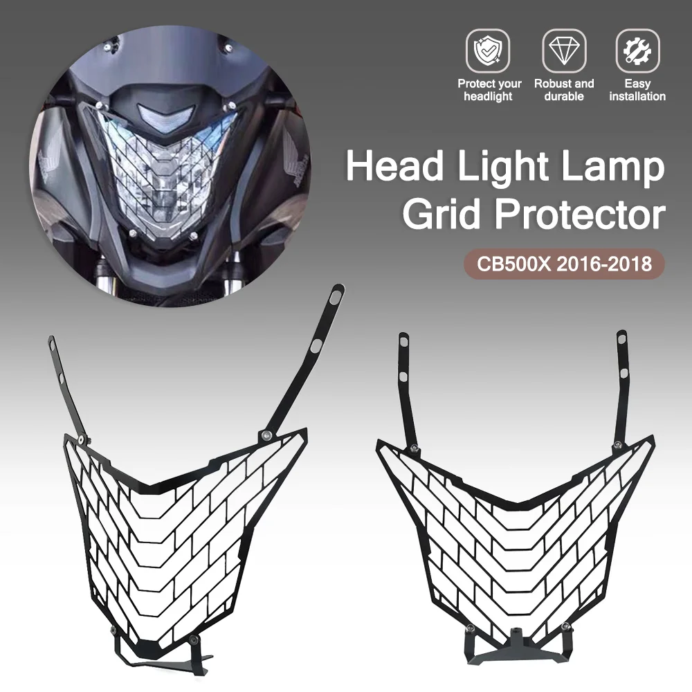 

Headlight Protector Cover Grill For HONDA CB500X CB 500X CB650F CB 650F CBR650F CBR 650F 2016 2017 2018 Motocycle Accessories