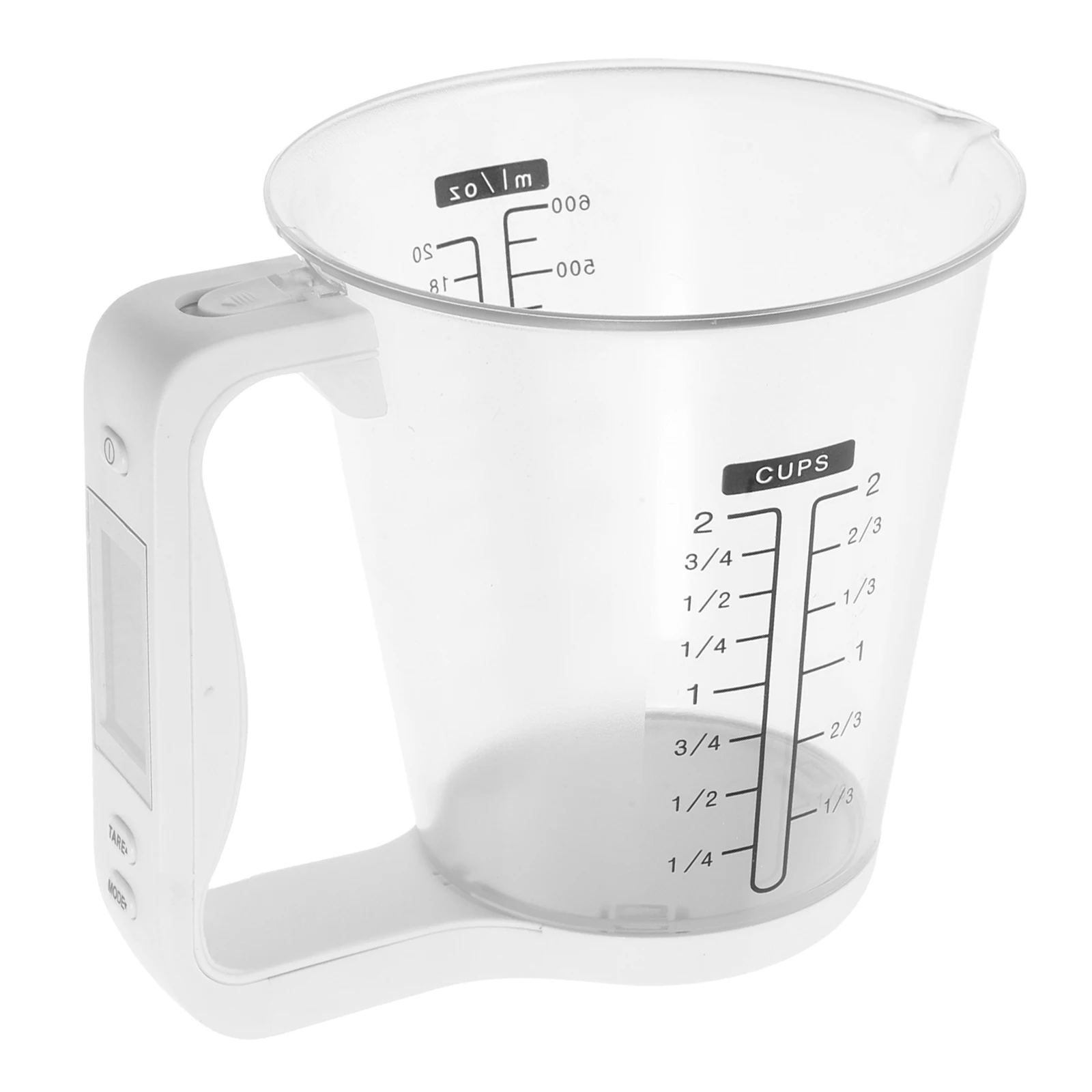 

s Digital Kitchen Scale Electronic Measuring Cup LCD Display High Precision Temperature Measurement 16x12.5x13.5cm Compact Size