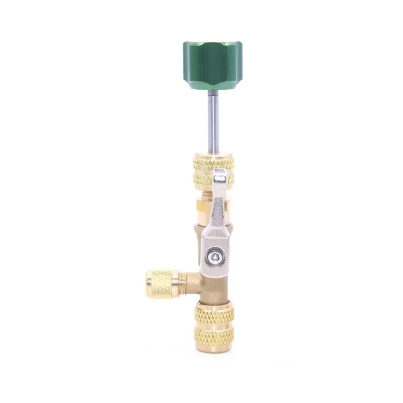 HS-1430 Refrigerant Valve Core Removal Tool Set for R22 R410A R407C Air Conditioning Valve Core Extractor Kit HVAC Service Tools
