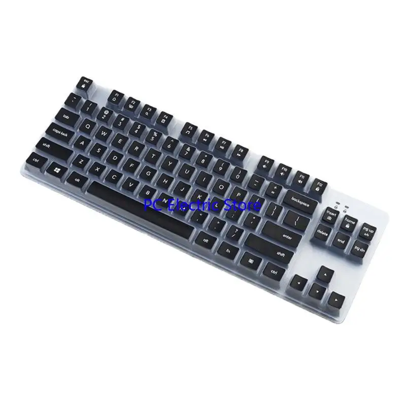 Los teclados computadora escritorio transparente F19C cubren piel para teclados K835 K855, teclados antidustes con