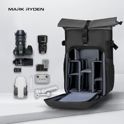 MARK RYDEN SLR Camera Bag Double Shoulder Outdoor Photography Bag Digital Multi functional Water proof Computer Backpack for Men