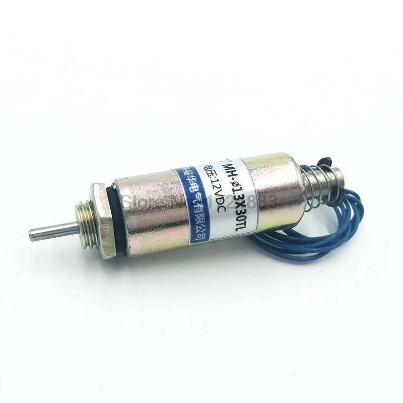 

13X30TL Push-pull type crash type miniature electromagnet DC 12V 24V Tubular Electric Solenoid Electromagnet Stroke 6mm 50g