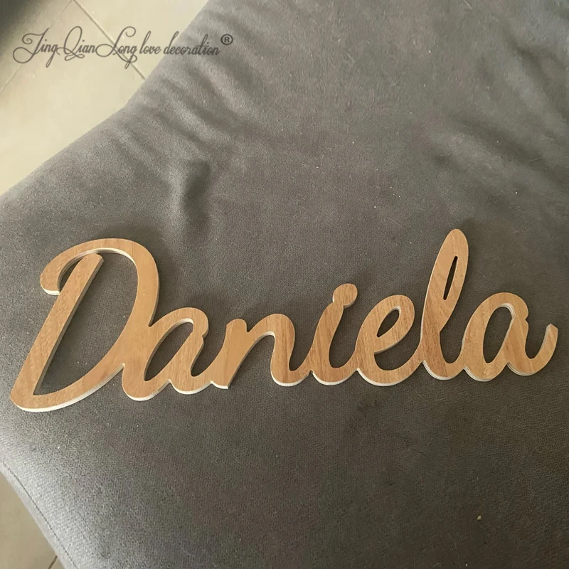 

Custom Wooden Name Sign Office Wall Decor Crib Baby Name Sign Wedding Decor