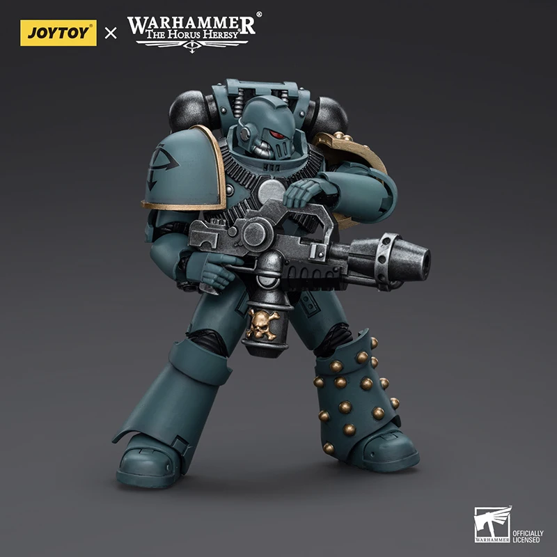 [EN STOCK] JOYTOY Warhammer 30k 1/18 figura de acción Sons of Horus MKVI escuadrón táctico legión Praetor Anime modelo militar Juguetes