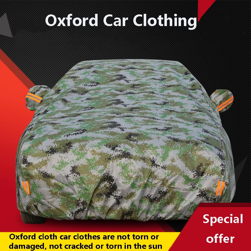 

Car Protective Cover Sun And Rain Protection Oxford Cloth Thickened Thermal Insulation Sun Shading And Dust Prevention Full Car