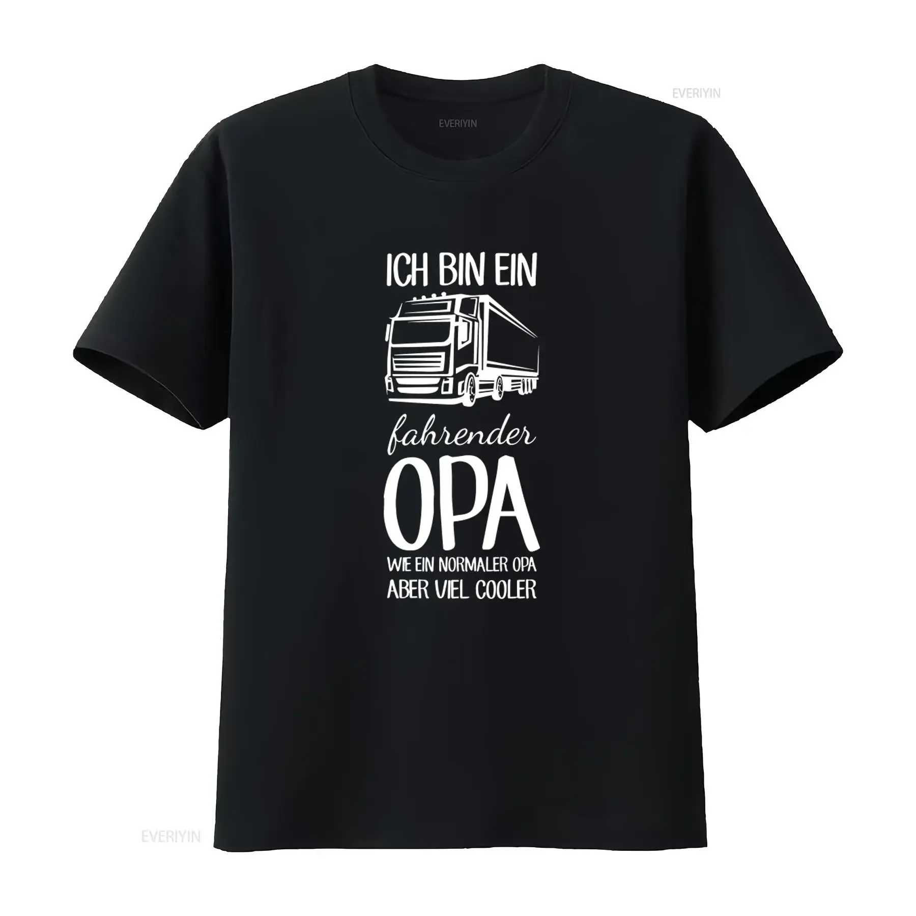 Cool Truck Driver Grandpa T Shirt Ich Bin Ein Lkw Fahrender Opa Wie Normaler Aber Viel Cooler vintage Washed Slightly Versatile