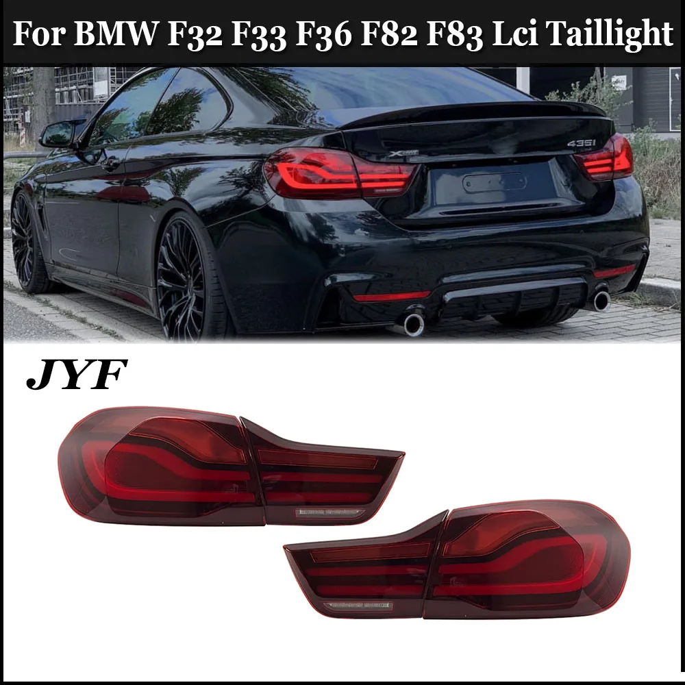 Car Taillight Assembly Turn Signal Brake Far Near Tail Lamp Plug And Play Accessories For BMX F32 F33 F36 F82 F83 Lci Tail Light